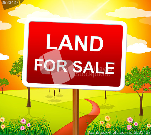 Image of Land For Sale Represents Real Estate Agent And Purchase
