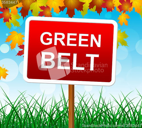 Image of Green Belt Means Picturesque Country And Scene