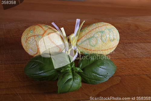 Image of easter eggs