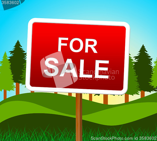Image of For Sale Represents Real Estate And Buy