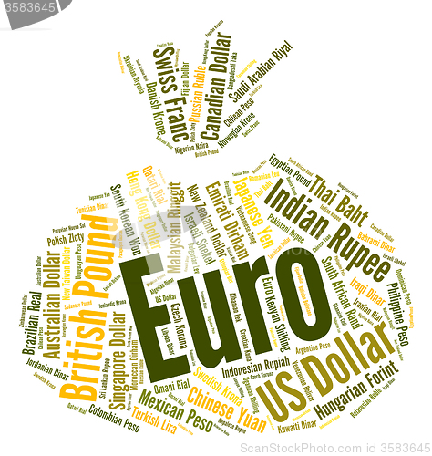 Image of Euro Currency Represents Forex Trading And Banknote