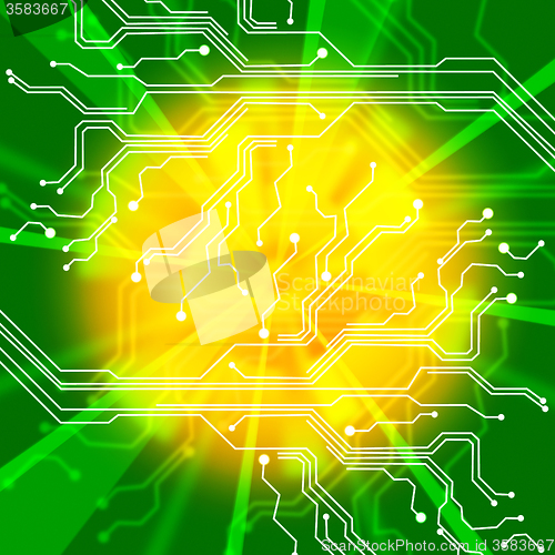 Image of Branching Out Background Shows Network Internet Or Intranet\r