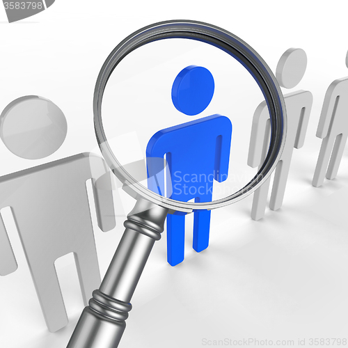 Image of Finding Staff Represents Strong Point And Brilliance