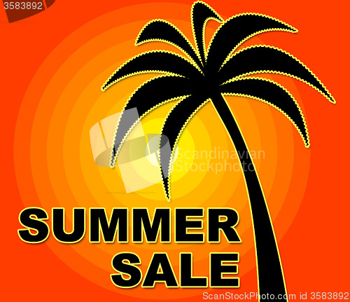 Image of Summer Sale Indicates Cheap Save And Retail