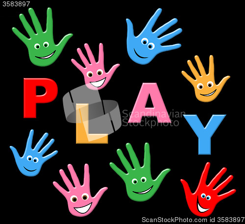Image of Playing Play Shows Free Time And Youngsters