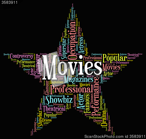 Image of Movies Star Indicates Motion Picture And Film