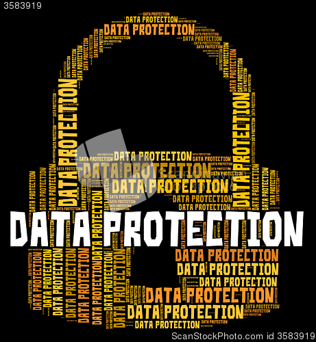 Image of Data Protection Represents Security Password And Knowledge