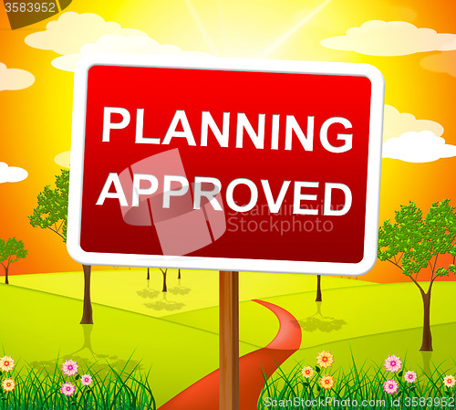 Image of Planning Approved Means Verified Pass And Target