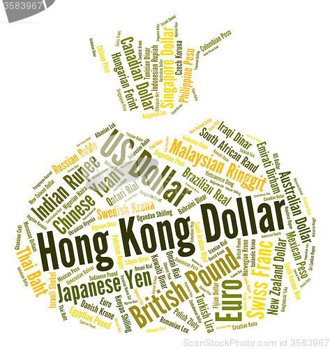 Image of Hong Kong Dollar Indicates Currency Exchange And Currencies