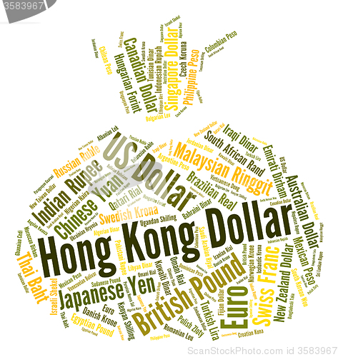 Image of Hong Kong Dollar Indicates Currency Exchange And Currencies