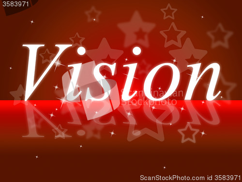 Image of Goals Vision Indicates Aspire Prediction And Objectives