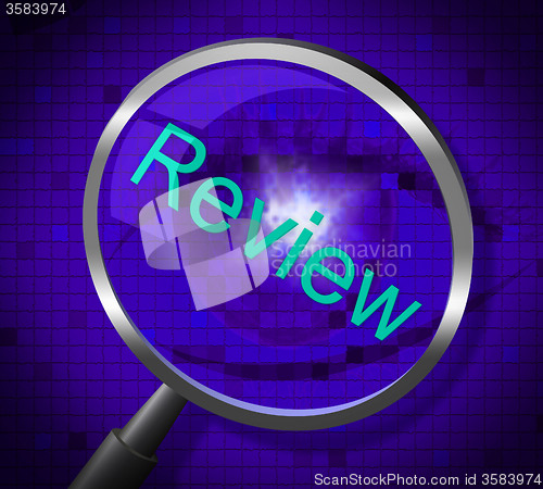 Image of Magnifier Review Represents Magnifying Research And Evaluating