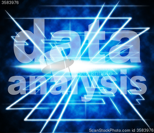 Image of Data Analysis Shows Analyzing Bytes And Facts