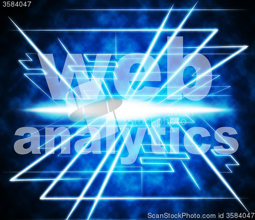 Image of Web Analytics Means Www Optimize And Online