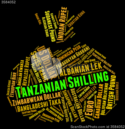 Image of Tanzanian Shilling Indicates Foreign Currency And Currencies