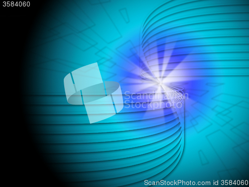 Image of Abstract Lineal Background Means Futuristic Art Design Or Patter