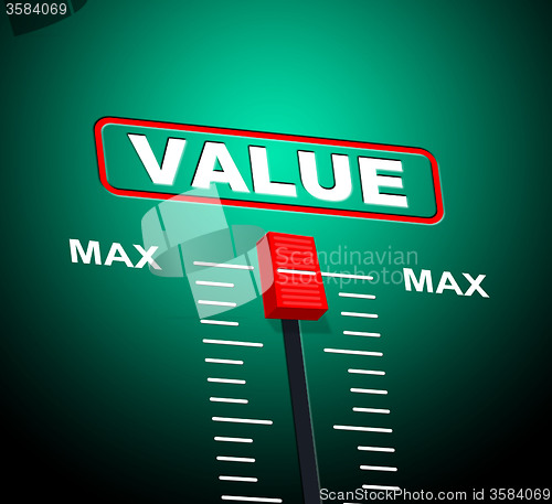 Image of Value Max Represents Upper Limit And Cost