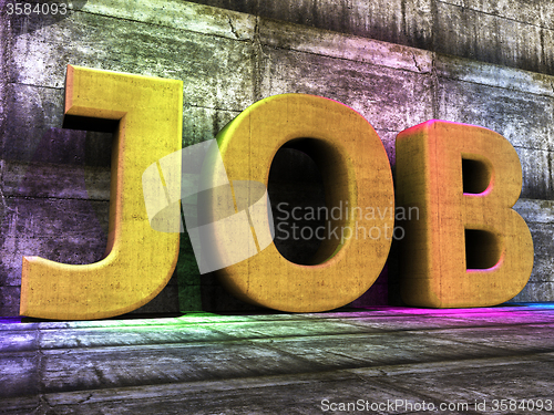 Image of Job Word Represents Employ Me And Hire