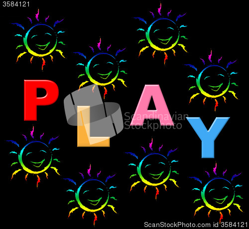 Image of Playing Play Indicates Free Time And Kid