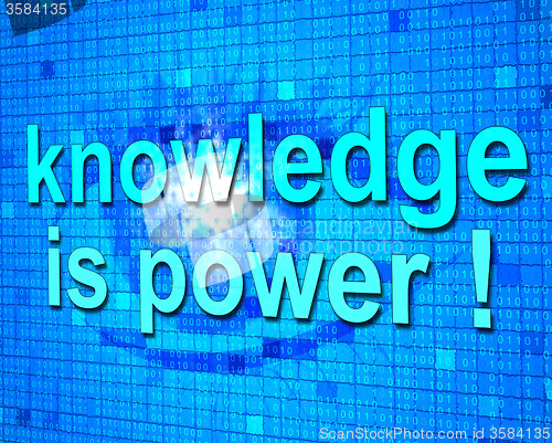 Image of Knowledge Is Power Shows Learned Educating And Learn