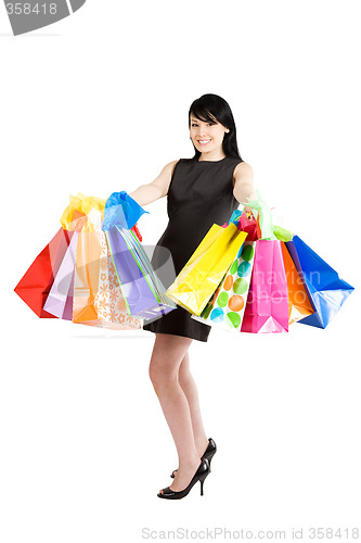 Image of Shopping woman