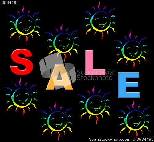 Image of Sale Kids Indicates Toddlers Discount And Child