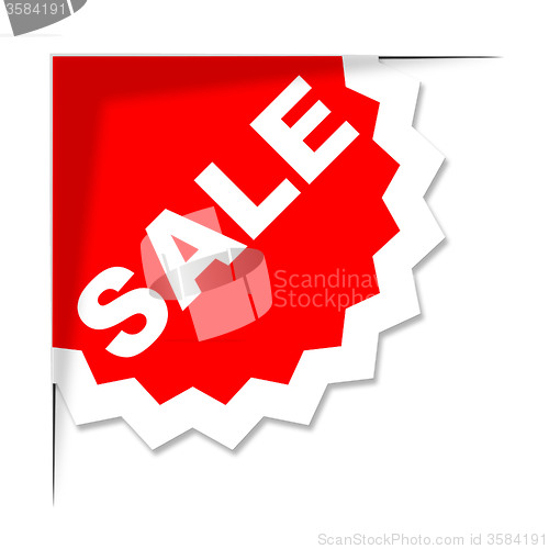 Image of Sale Label Represents Clearance Savings And Sales