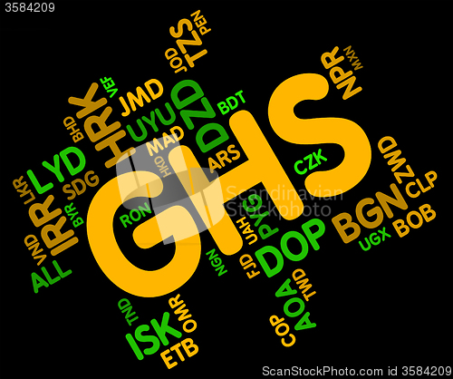 Image of Ghs Currency Indicates Forex Trading And Coinage