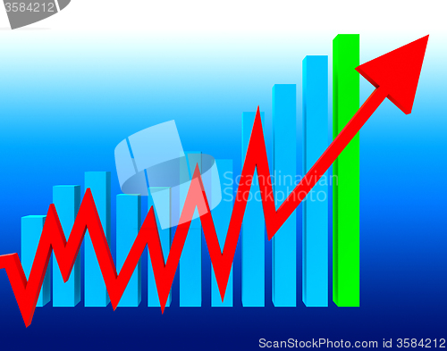 Image of Graph Increasing Means Statistics Infochart And Investment