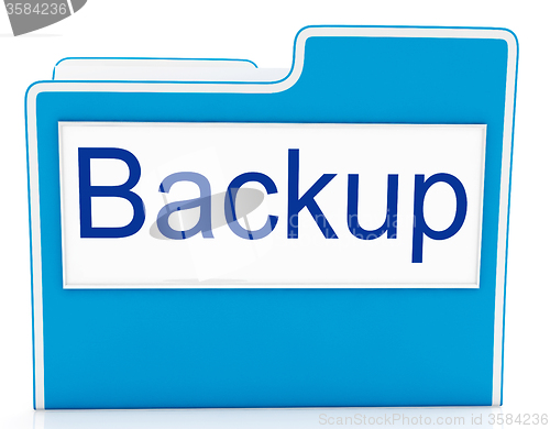 Image of Backup File Shows Data Archiving And Administration