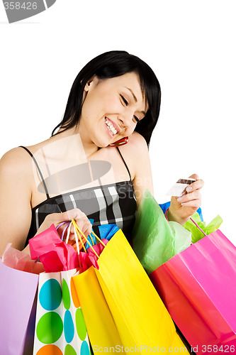 Image of Shopping woman