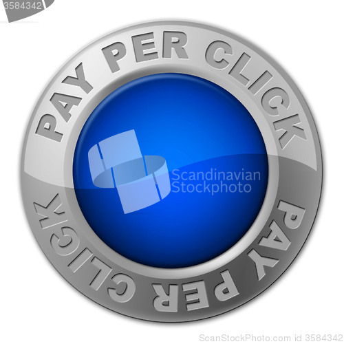 Image of Ppc Button Shows Pay Per Click And Advertising