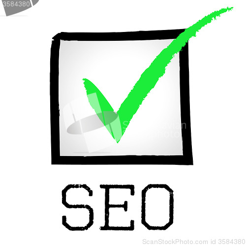 Image of Seo Tick Shows Passed Online And Search