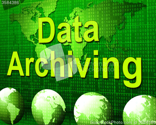 Image of Data Archiving Shows Fact Storage And Catalog