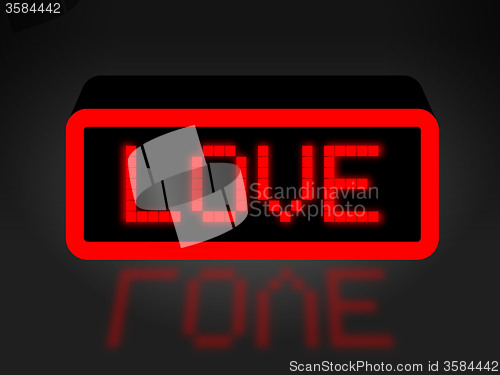 Image of Love Neon Sign Shows Compassion Compassionate And Affection