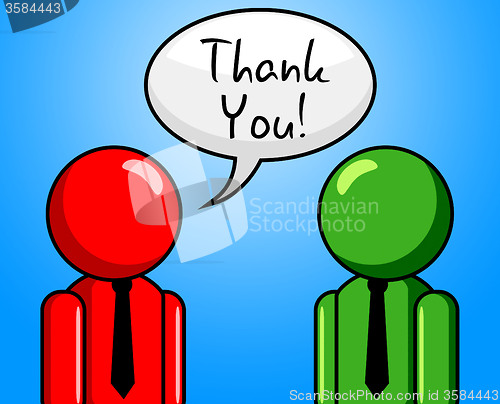 Image of Thank You Represents Thankful Grateful And Appreciate