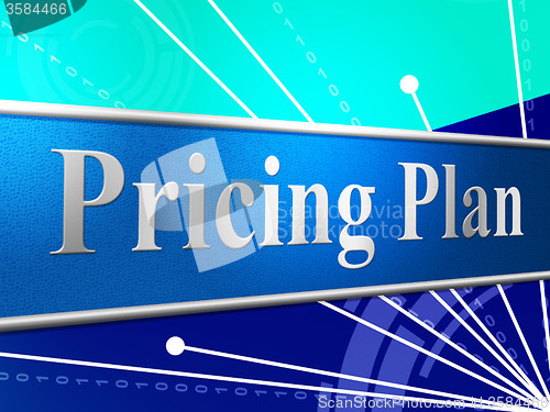 Image of Pricing Plan Represents Stratagem Strategy And Idea
