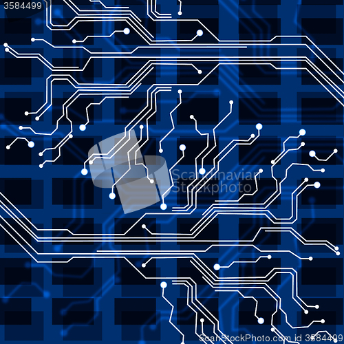 Image of Branching Out Background Shows Sending Data And Connecting\r