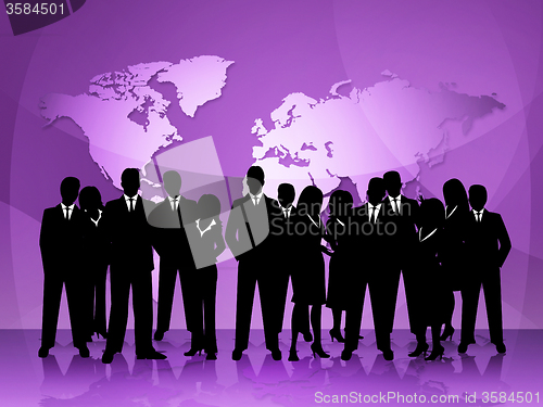 Image of Business People Represents Meeting Teamwork And Professional