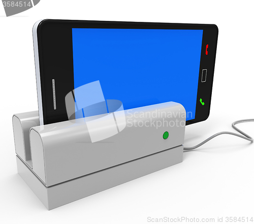 Image of Phone Checkout Indicates World Wide Web And Online