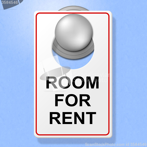 Image of Room For Rent Means Place To Stay And Book