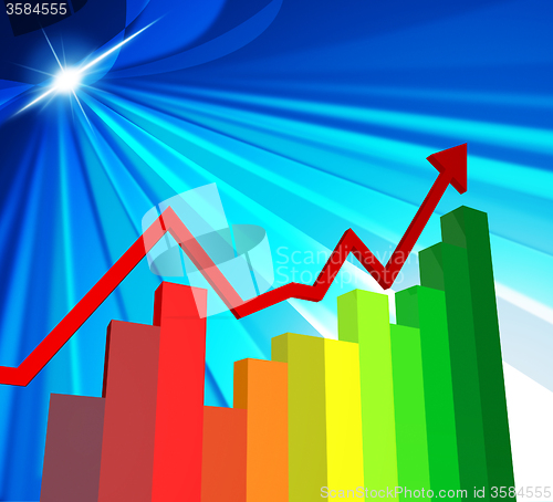 Image of Business Graph Shows Corporation Commerce And Commercial