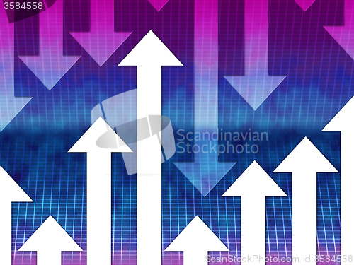 Image of Arrows Background Means Upwards Downwards And Direction\r