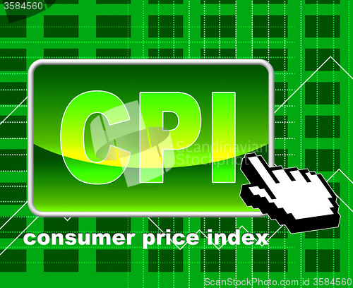 Image of Consumer Price Index Means World Wide Web And Searching