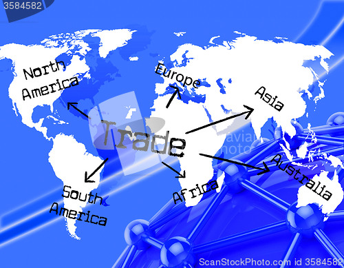 Image of Worldwide Trade Represents Globalisation Buying And E-Commerce