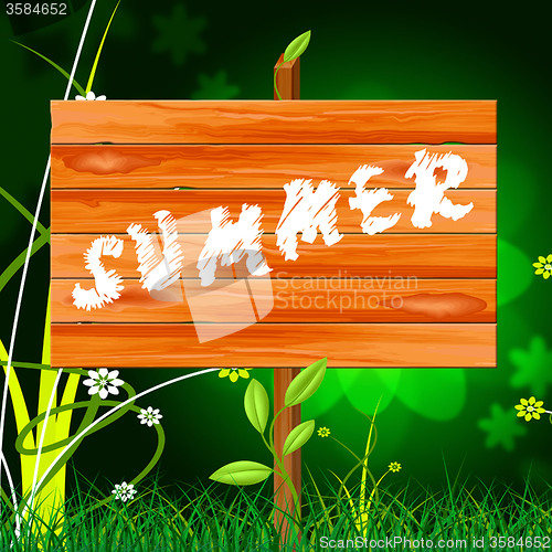Image of Nature Summer Represents Outdoors Rural And Natural
