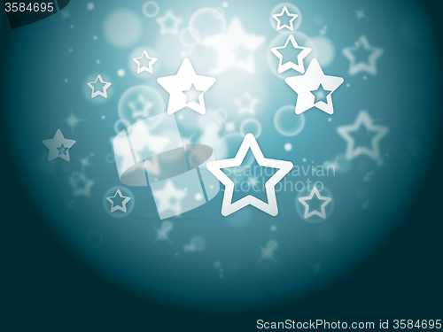 Image of Stars Background Shows Glittery Wallpaper Or Twinkling Stars\r