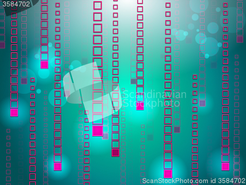 Image of Glow Matrix Shows Light Burst And Abstract