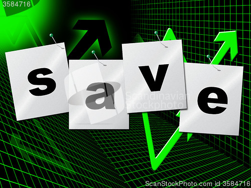 Image of Savings Save Indicates Cash Wealth And Money