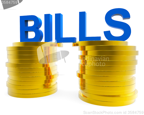 Image of Increase Bills Shows Prosperity Finance And Upward